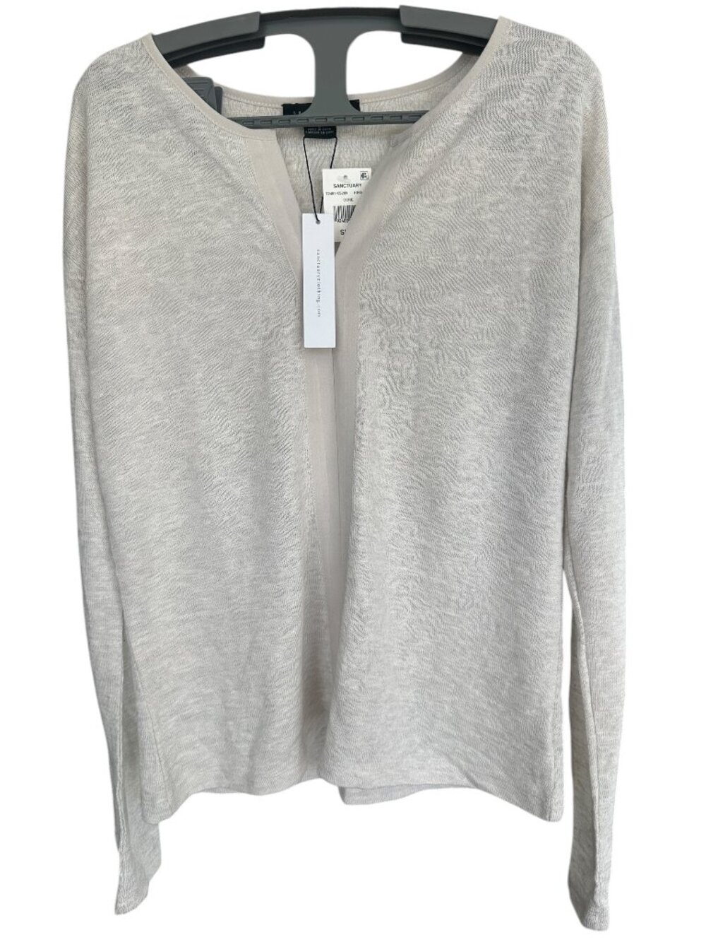 Sanctuary Split Neck Long Sleeve